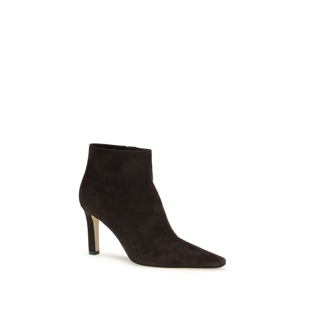 The Row Brown Goatskin Ankle Boots