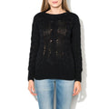 Gas Black Wool Sweatshirt