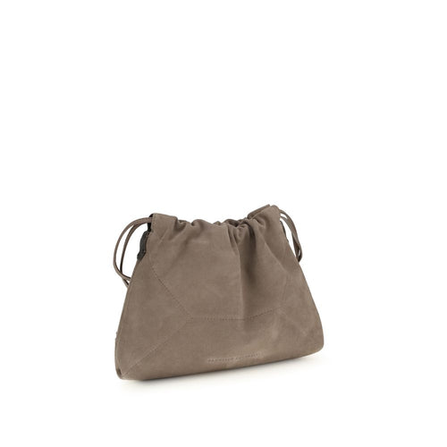 Brunello Cucinelli Clutch aus beigem Kalbsleder vom Bos Taurus