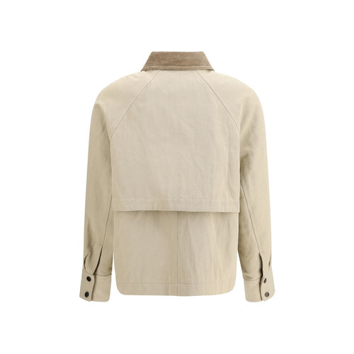 Brunello Cucinelli Beiger Baumwollmantel