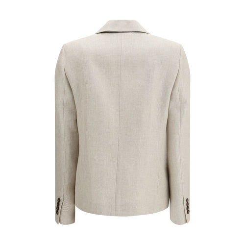 Brunello Cucinelli Beiger Leinenblazer