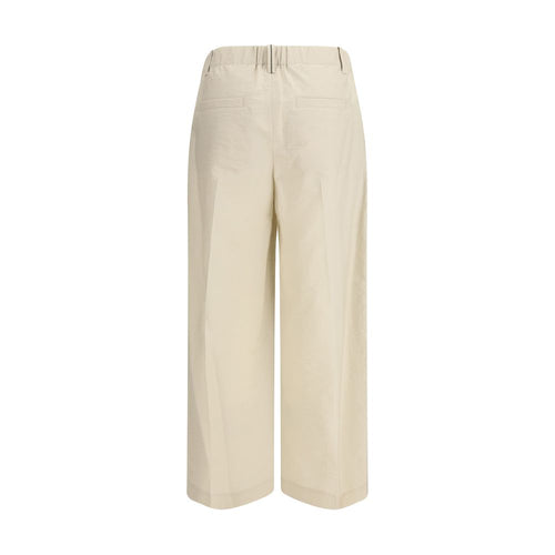 Brunello Cucinelli Beige Casual Hose aus Baumwolle