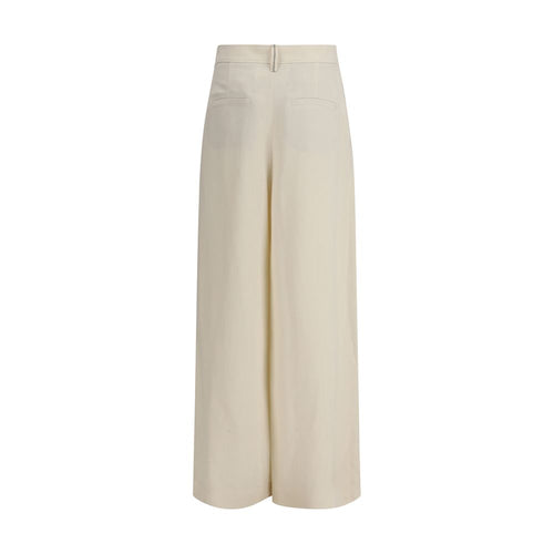 Brunello Cucinelli Beige Viskose Freizeithose