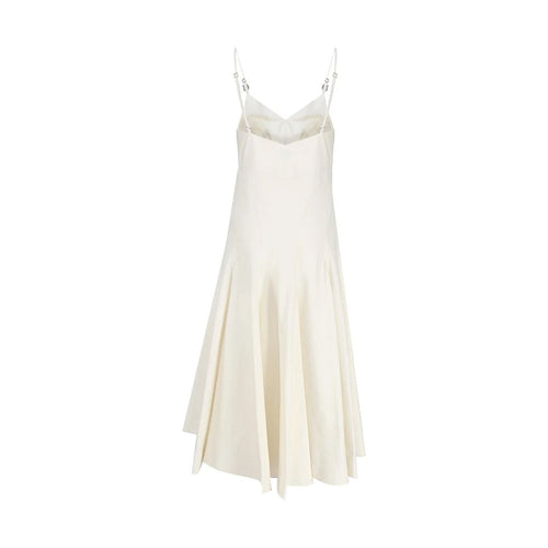 Bottega Veneta Weißes Freizeitkleid aus Baumwolle