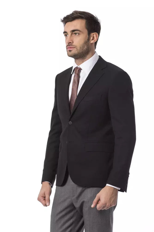Billionaire Italian Couture Schwarzer Blazer aus Wolle