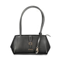 Guess Jeans Nero Poliuretano Donna Shoulder Bag