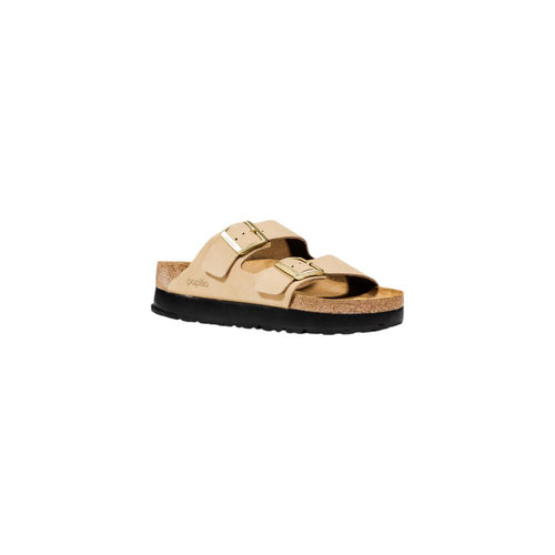 Birkenstock Plateau-Sandalen aus beigem Synthetik