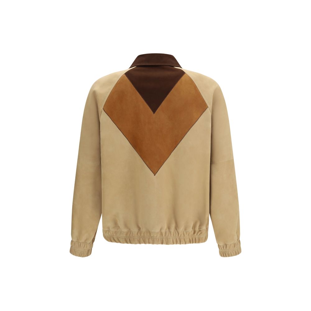Valentino Brown Leather Jacket