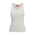 Diesel White Cotton Top