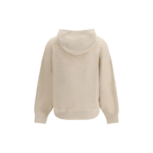 Brunello Cucinelli Beiges Kaschmir-Sweatshirt