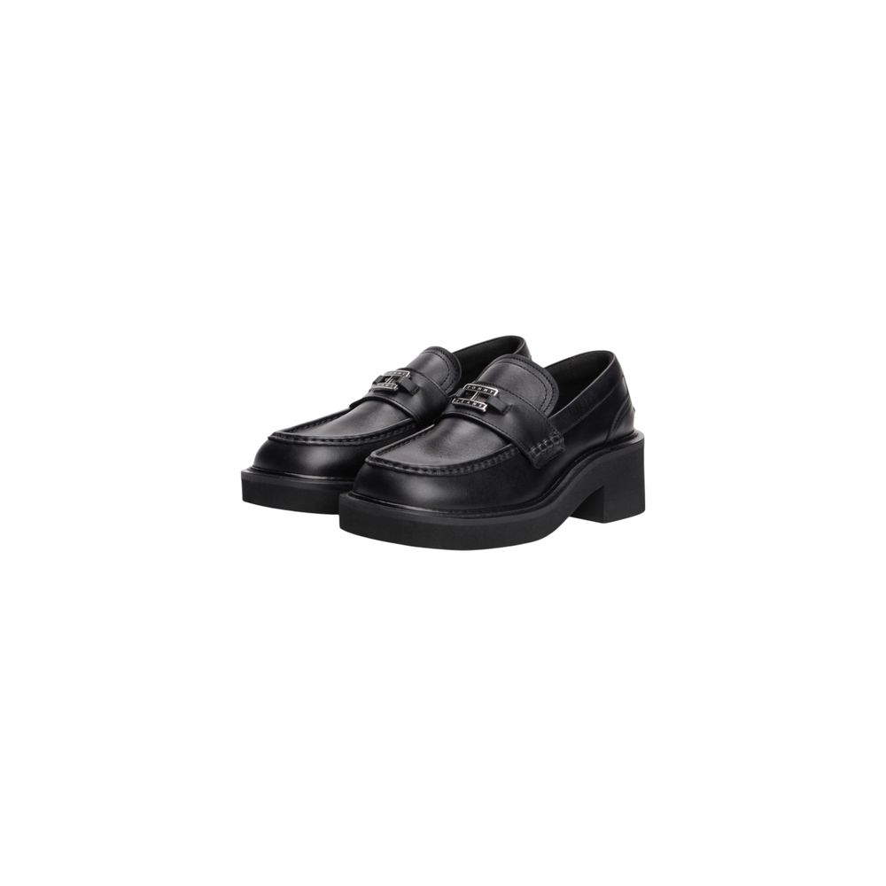 Tommy Hilfiger Jeans Black Leather Pumps