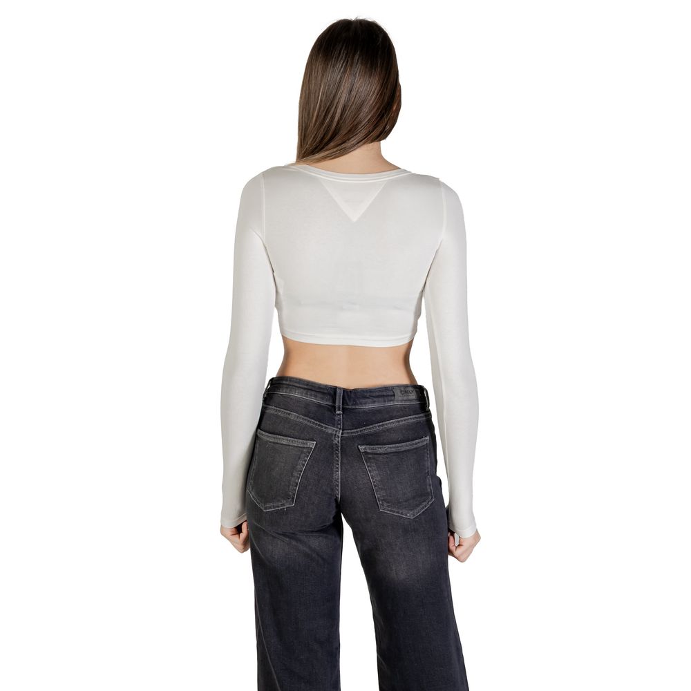 Tommy Hilfiger Jeans White Recycled Cotton T-Shirt