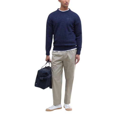 Barbour blaues Woll-Sweatshirt
