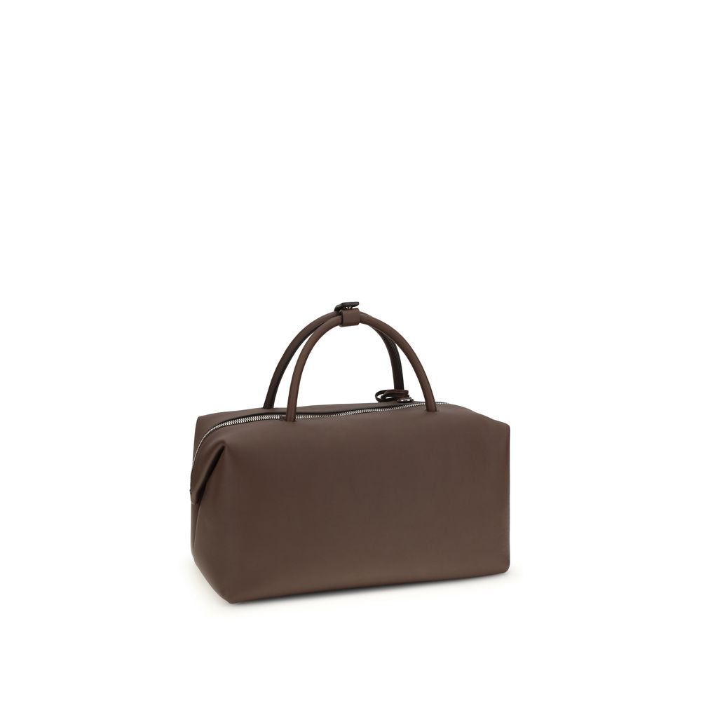 Max Mara Brown Calf Leather Bos Taurus Scarf