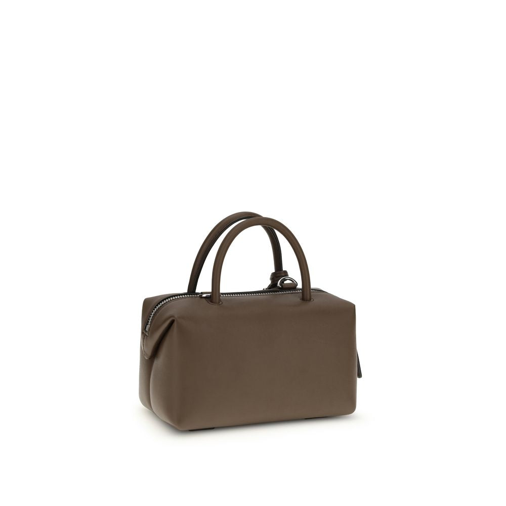 Max Mara Brown Calf Leather Bos Taurus Scarf