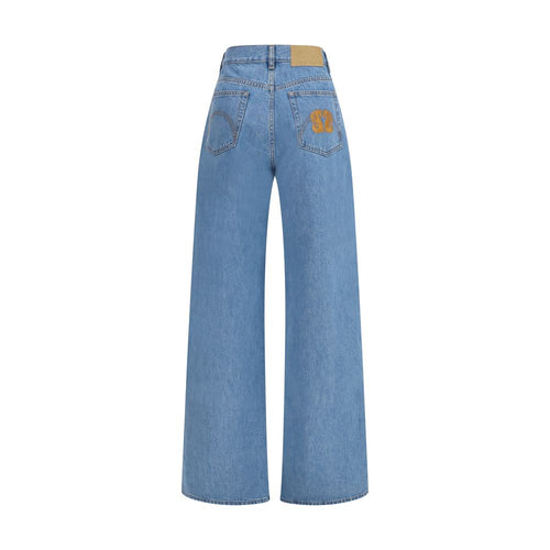 Blazé Milano Jeans aus blauem Baumwoll-Denim