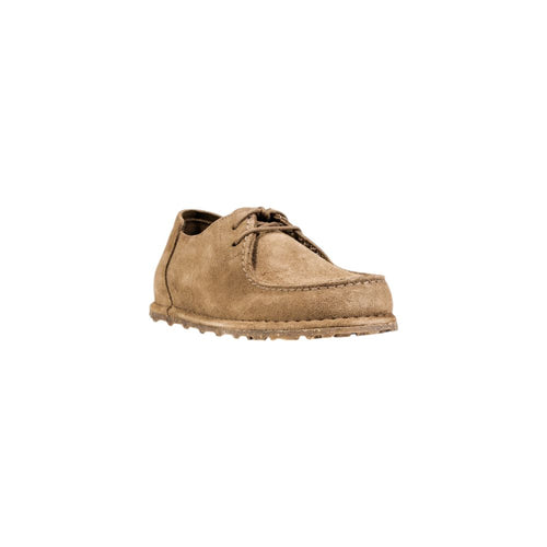 Birkenstock Schnürstiefel aus grauem Wildleder