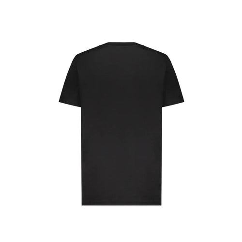 Balmain schwarzes Baumwoll-T-Shirt