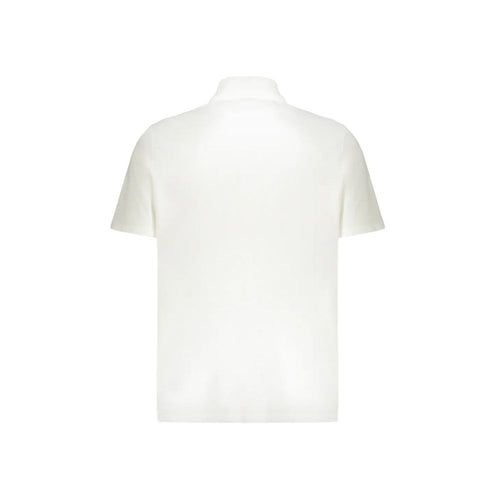 Balmain Poloshirt aus weißer Baumwolle