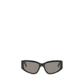 Balenciaga Black Calf Leather Bos Taurus Sunglasses