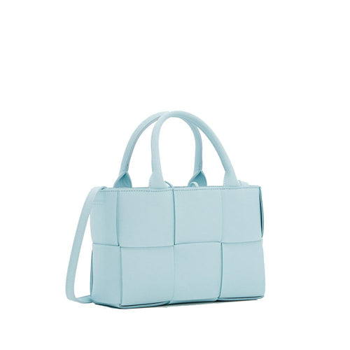 Bottega Veneta Blaue Tote Bag aus Lammleder