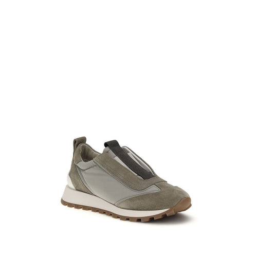 Brunello Cucinelli Bicolor-Sneakers aus Polyester