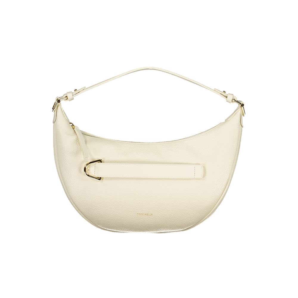 Coccinelle White Leather Handbag