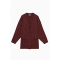 Patrizia Pepe Purple Marabou Cardigan
