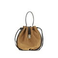 Ferragamo Brown Calf Leather Bos Taurus Shoulder Bag