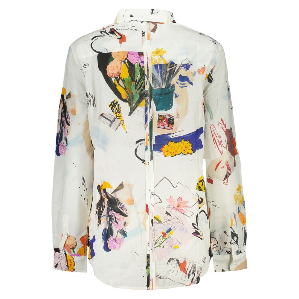 Desigual Bianco Cotton Women Shirt