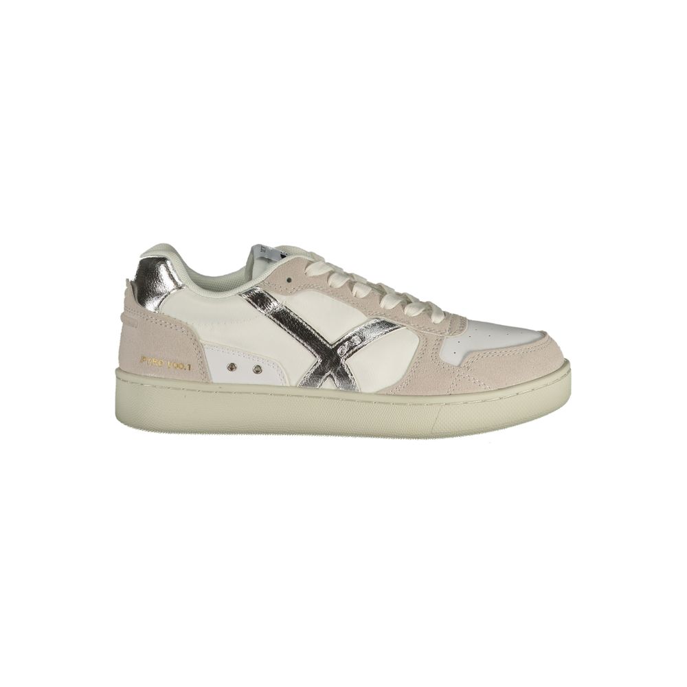 Gas White Polyurethane Women Sneaker