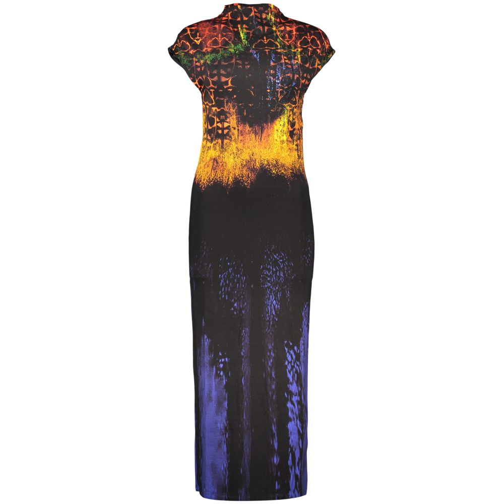 Desigual Black Elastane Casual Dress
