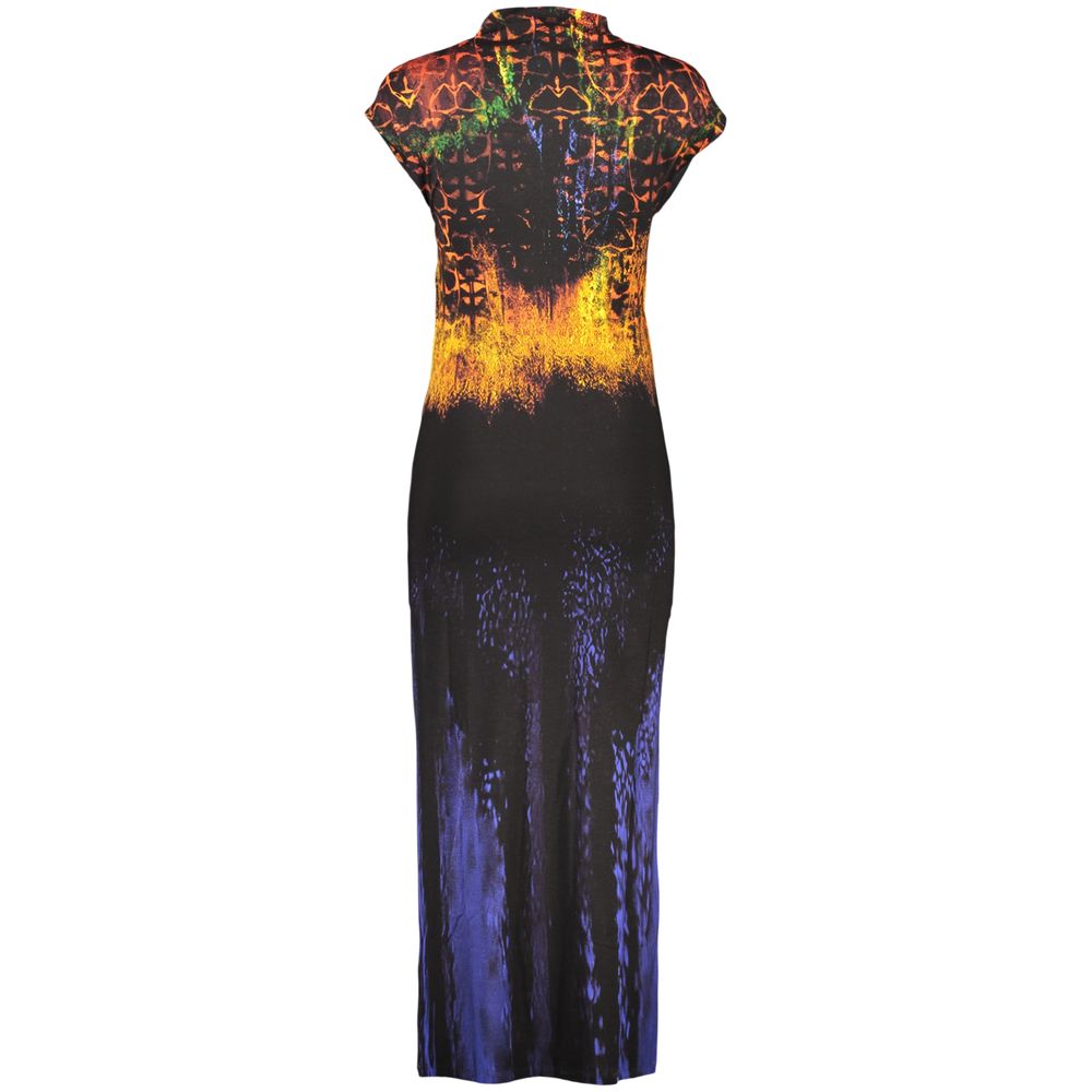 Desigual Black Elastane Casual Dress