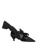 Dolce & Gabbana Black Suede Mid Calf Boots Shoes