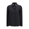 Max Mara Black Polyester Trench Coat