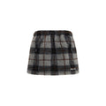 Miu Miu Multicolor Nylon Mini Skirt
