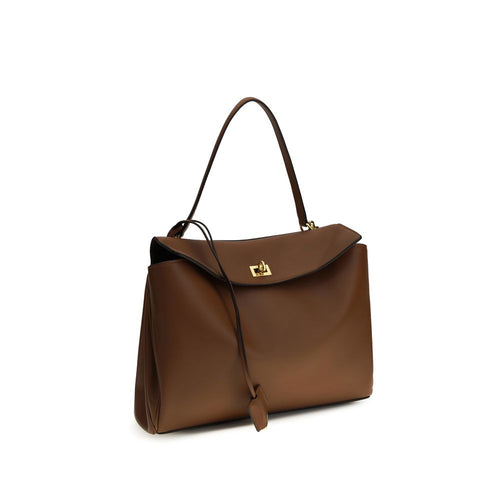 Balenciaga Schultertasche aus braunem Kalbsleder Bos Taurus