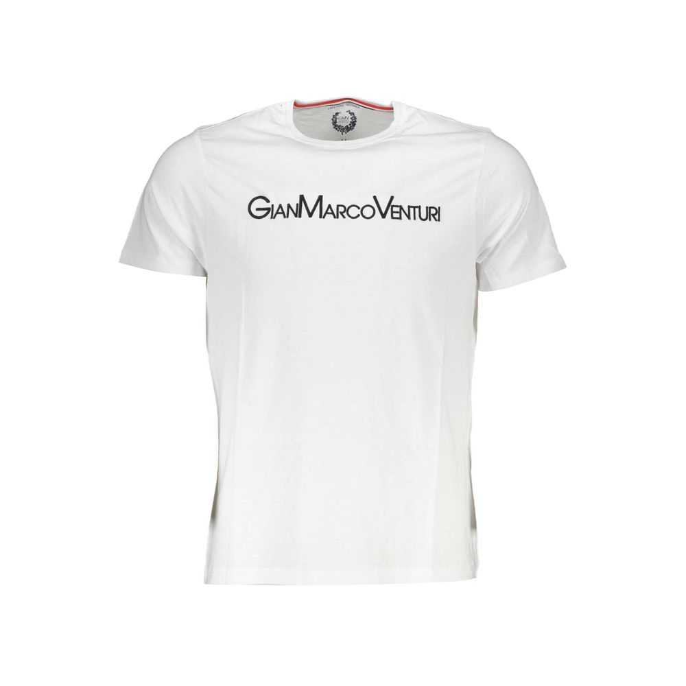 Gianmarco Venturi Baumwoll-T-Shirt in Weiß