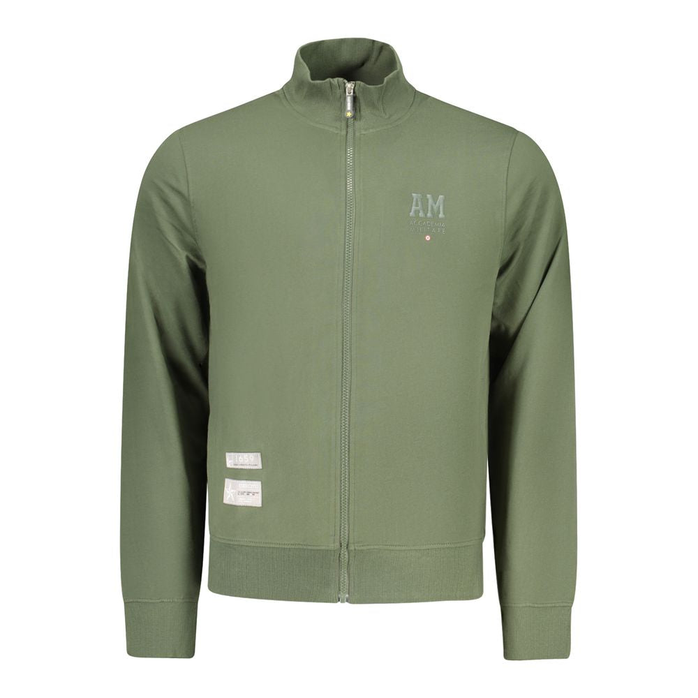 Accademia Militare Verde Cotton Mens Sweatshirt