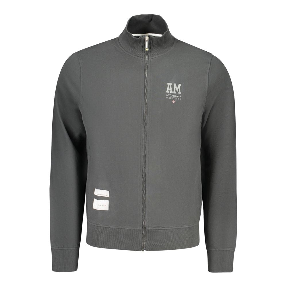 Accademia Militare Black Cotton Men's Sweatshirt