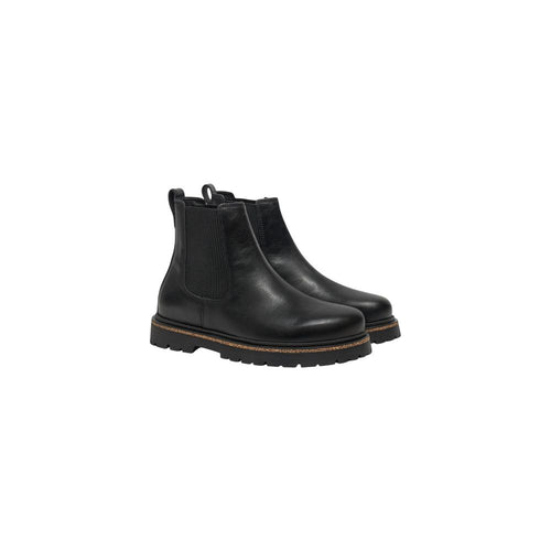 Birkenstock Schwarze Leder Stiefeletten