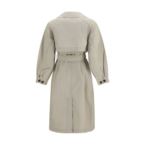 Barbour Beige Trenchcoat aus Polyamid