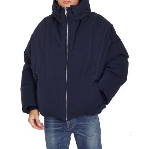 Bottega Veneta Blaue Jacke aus Polyamid-Gewebe