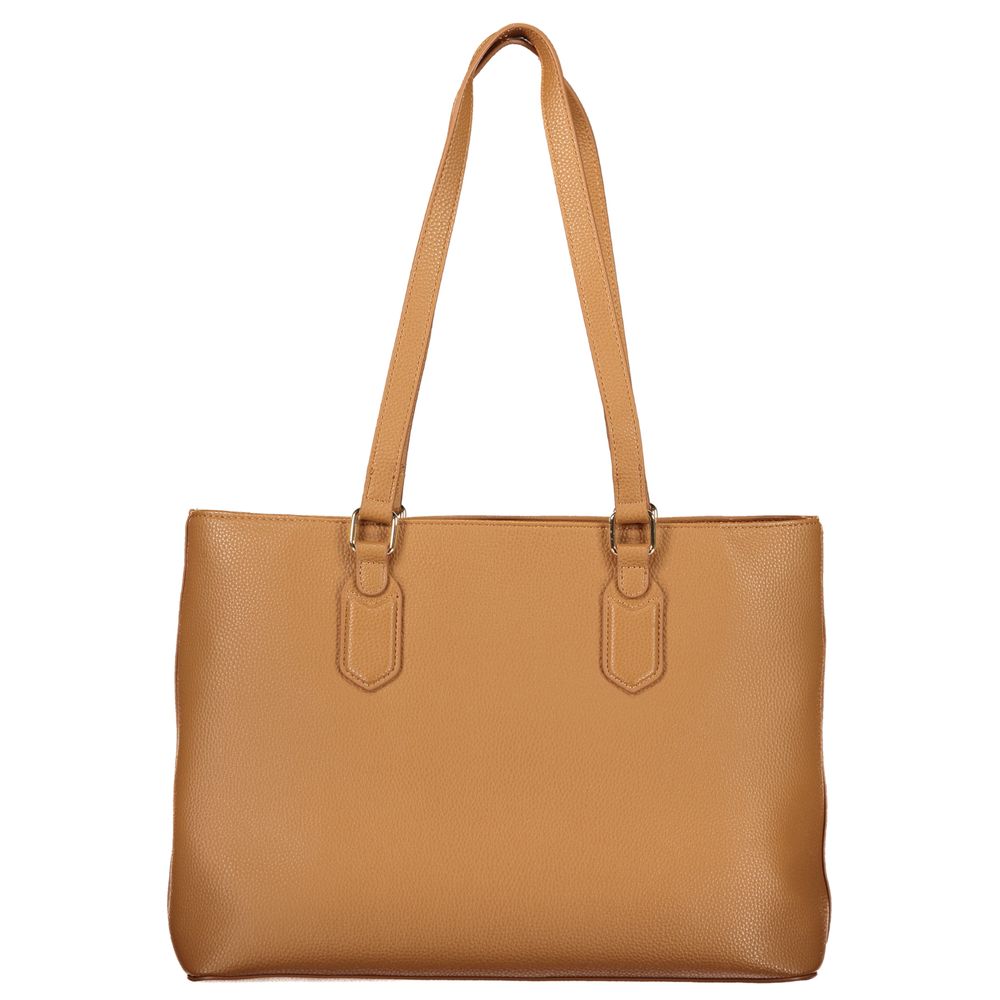 Mario Valentino Brown Polyethylene Handbag