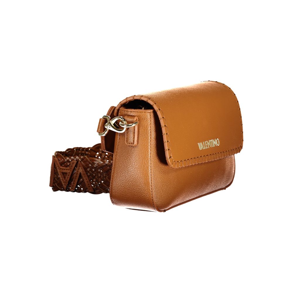 Mario Valentino Brown Polyethylene Handbag