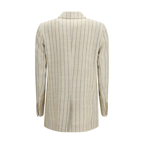 Blazé Milano Beiger Leinenblazer