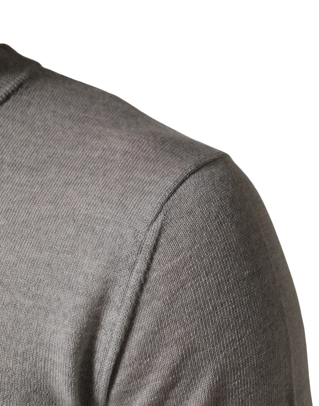 Dolce & Gabbana Gray Long Sleeves Crew Neck Pullover Sweater