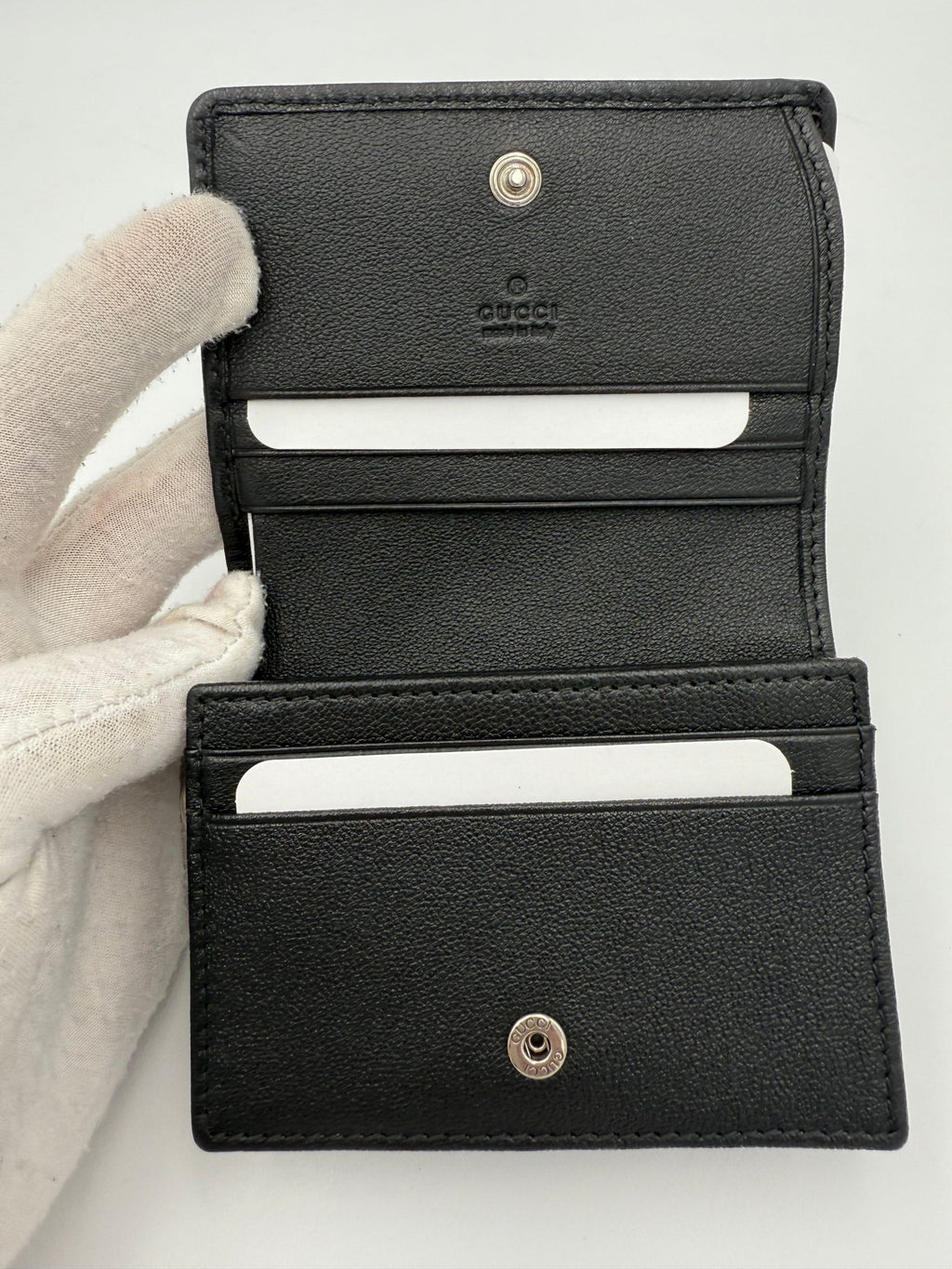 Gucci GUCCI GG BLONDIE Black Compact Wallet