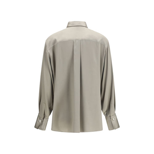 Brunello Cucinelli Bicolor-Seidenhemd