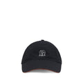 Brunello Cucinelli Blue Cotton Cap (Baseball Hat)